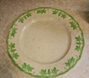 Churchill-Verdigris-Ivy-Soup-Bowl-and-Plates-second-image