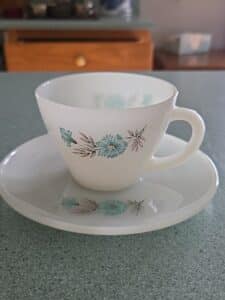 Fire-King-Bonnie-Blue-Tea-Cup-Saucer