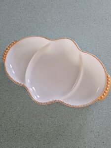 Fire-King-Oven-Ware-Milk-Glass-Relish-Dish-second-image