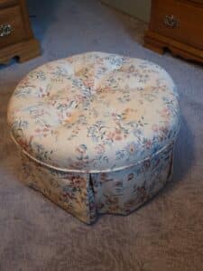 Floral-Tufted-Ottoman
