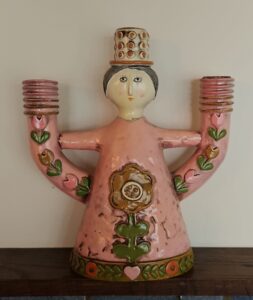 Folk-Art-Figural-Candlestick-Holder