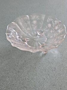 Fostoria-Chintz-Etched-Footed-Bowl