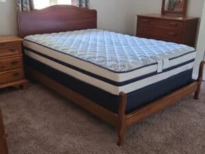 Full-Bed-Frame-Mattress-Box-Spring-Set-second-image