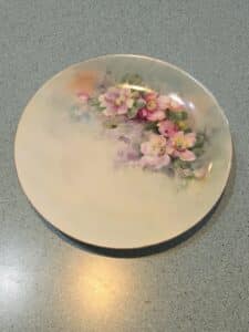 Hand-Painted-Floral-Plate
