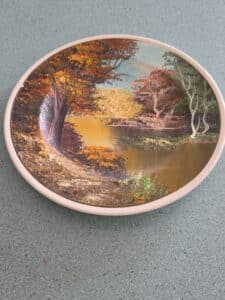 Hand-Painted-Textured-Landscape-Plate