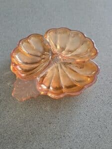 Jeannette-Doric-Marigold-Carnival-Glass-Candy-Dish