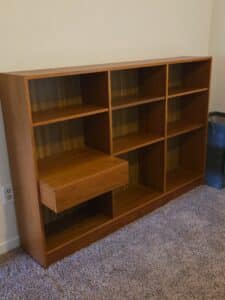 Jesper-Teak-Bookcase-with-Drawer