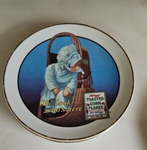 Kelloggs-Nostalgia-Collection-Plate-The-Little-Girl.-set-of