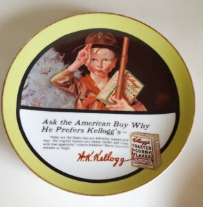 Kelloggs-Toasted-Corn-Flakes-Collector-Plate-set-of