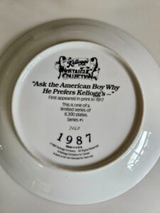 Kelloggs-Toasted-Corn-Flakes-Collector-Plate-set-of-second-image