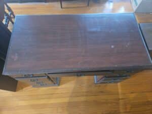 Mahogany-Kneehole-Desk-second-image