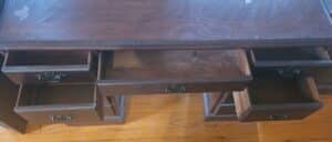Mahogany-Kneehole-Desk-third-image