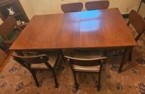 Mid-Century-Teak-Dining-Set