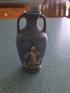 Miniature-Blue-Jasperware-Style-Vase