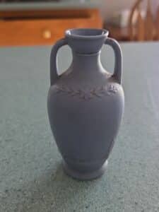 Miniature-Blue-Jasperware-Style-Vase-third-image