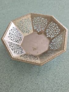 Octagonal-Silver-Plated-Bowl
