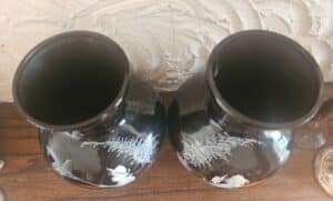 Pair-of-Mary-Gregory-Black-Vases-third-image