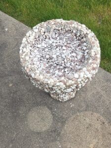 Pebble-and-Cement-Bird-Bath-second-image