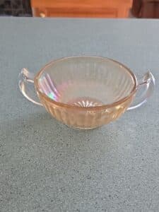 Pink-Depression-Glass-Sugar-Bowl