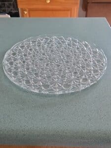 Pressed-Glass-Cake-Stand