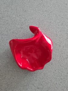 Red-Ceramic-Apple-Trinket-Dish-second-image