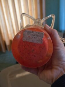 Red-Speckled-Art-Glass-Vase-third-image