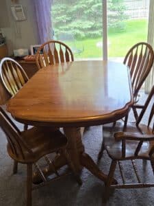 Richardson-Brothers-Oak-Dining-Table-and-Chairs