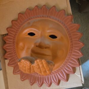 Terracotta-Sun-Face-Wall-Plaque