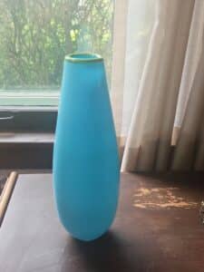 Turquoise-Glass-Vase