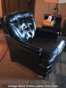 Vintage-Black-Tufted-Leather-Club-Chair-second-image