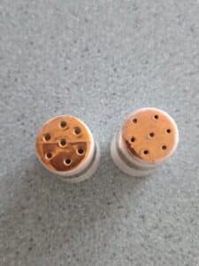 Vintage-Ceramic-Salt-and-Pepper-Shakers-second-image