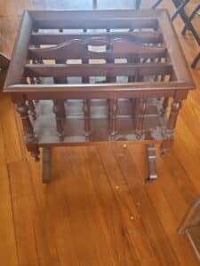 Vintage-Mahogany-Canterbury-Magazine-Rack