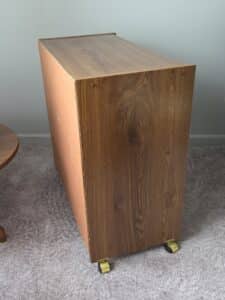 Vintage-Oak-Veneer-Rolling-Cabinet-third-image