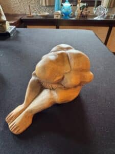 Weeping-Buddha-wood-carving