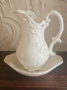 White-Ceramic-Pitcher-and-Basin