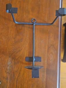Wrought-Iron-Rushlight-Holder