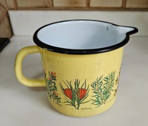 Yellow-Enamel-Herb-Pitcher-second-image