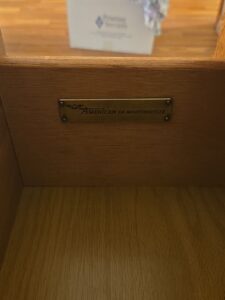 American-of-Martinsville-Oak-Dresser-with-Mirror-fifth-image
