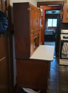 Antique-Oak-Hoosier-Cabinet-by-Sellers-second-image