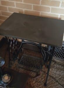 Antique-Singer-Treadle-Sewing-Machine-Base-Table-second-image