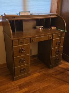 Ethan-Allen-Roll-Top-Desk