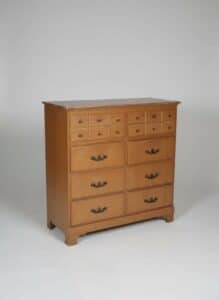 Mid-Century-Modern-Tall-Dresser-with-Compartmentalized-Drawers