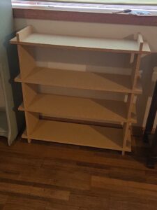 Particle-Board-Tier-Shelf-Unit