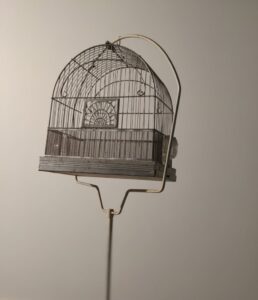 Vintage-Hendryx-Birdcage-on-Stand