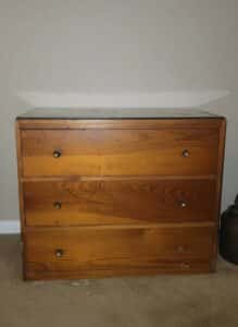 Vintage-Oak-Dresser-with-Glass-Top-second-image