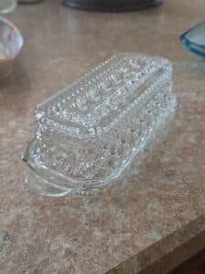 Anchor-Hocking-Wexford-Butter-Dish