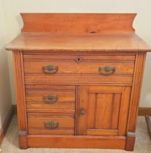 Antique-Oak-Washstand