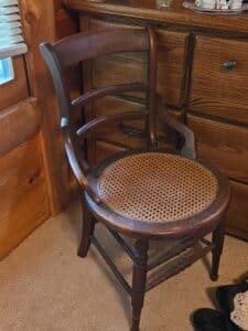 Antique-Victorian-Ladder-Back-Cane-Seat-Chair