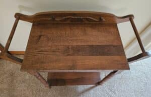 Antique-Washstand-Table-with-Towel-Bars-second-image