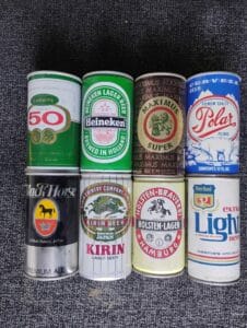 Assorted-Vintage-Beer-Cans